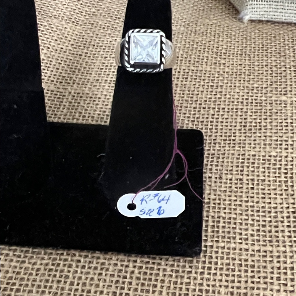 Silpada Silver Ring with Cubic Zirconia